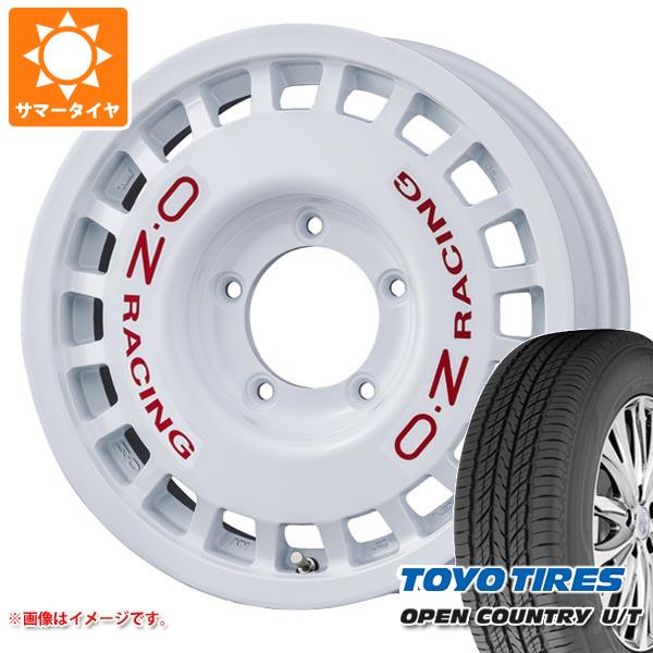 ジムニーシエラ JB74W用 サマータイヤ トーヨー オープンカントリー U/T 215/70R16 100H OZ ラリーレーシング 4x4 6.0-16 タイヤホイール4本セットの通販は 210,900円