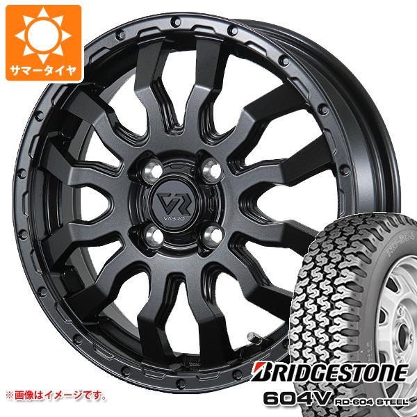 キャリイ DA16T用 サマータイヤ ブリヂストン 604V RD-604 スチール 165R14 6PR (165/80R14 91/90N相当) ヴァブロ RR-01 4.5-14 タイヤホイール4本セットの通販は