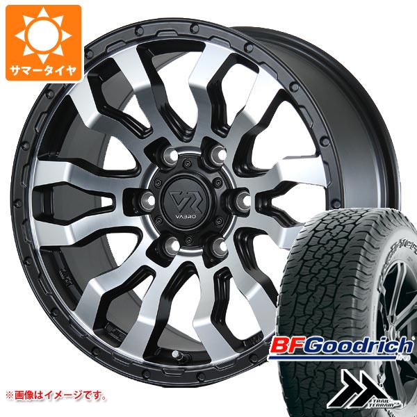 ランドクルーザー プラド 150系用 サマータイヤ BFグッドリッチ トレールテレーンT/A 265/65R17 112T アウトラインホワイトレター ヴァブロ RR-01 8.0-17 タイヤホイール4本セット
