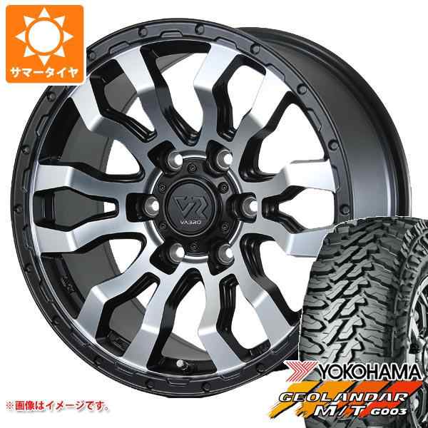 2024年製 サマータイヤ 265/70R17 121/118Q ヨコハマ ジオランダー M/T G003 ヴァブロ RR-01 8.0-17 タイヤホイール4本セットの通販は