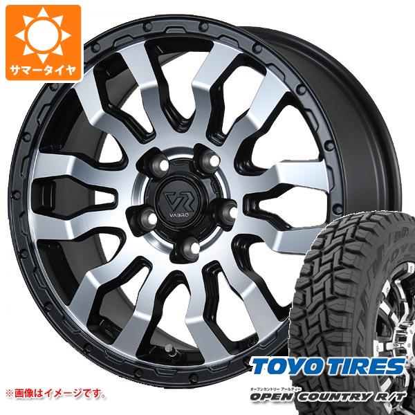 2026年製 サマータイヤ 215/70R16 100Q トーヨー オープンカントリー R/T ブラックレター ヴァブロ RR-01 7.0-16 タイヤホイール4本セット