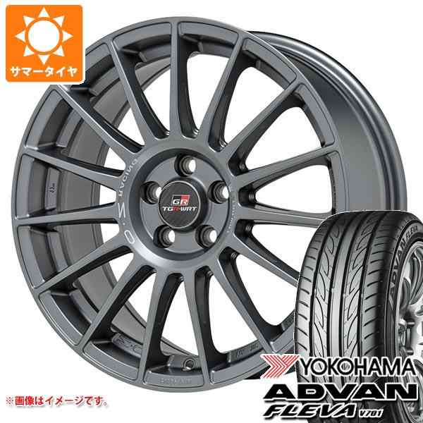 GRヤリス用 サマータイヤ ヨコハマ アドバン フレバ V701 225/40R18 92W XL OZ スーパーツーリズモ TGR-WRT 8.0-18 タイヤホイール4本セの通販は 362,400円