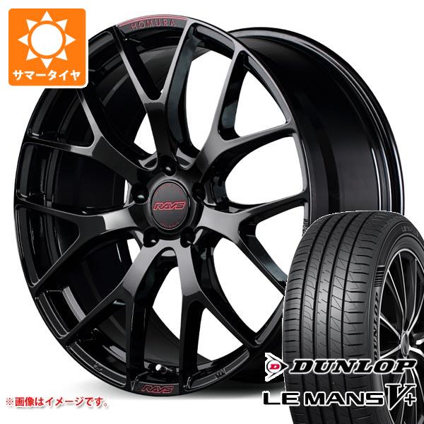 サマータイヤ 245/45R19 98W ダンロップ ルマン5 LM5+ レイズ ホムラ 2x7FT スペックM 8.0-19 タイヤホイール4本セット