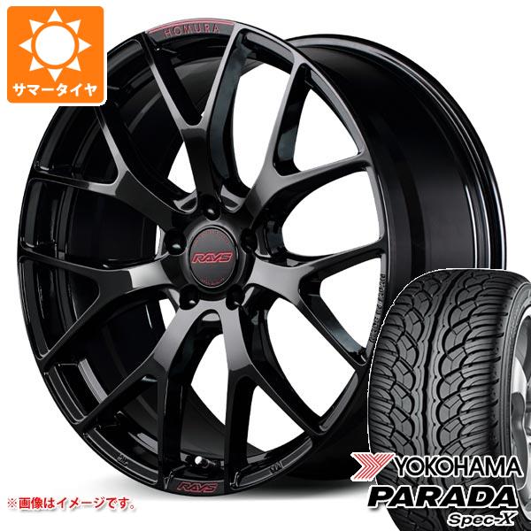 サマータイヤ 255/40R20 101V REINF ヨコハマ パラダ スペック-X PA02 レイズ ホムラ 2x7FT スペックM 8.5-20 タイヤホイール4本セット