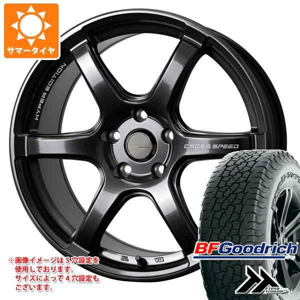 サマータイヤ 235/60R18 107H XL BFグッドリッチ トレールテレーンT/A ブラックレター クロススピード ハイパーエディション RS6 8.0-18 タイヤホイール4本セットの通販は 250,700円