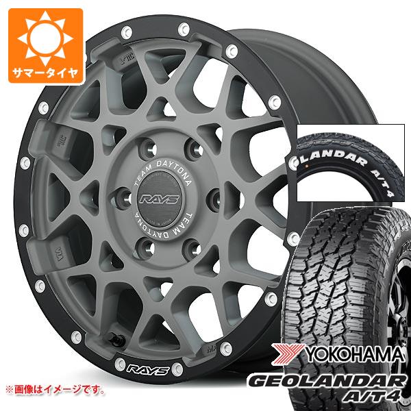 トヨタ ハイエース 200系用 2026年製 サマータイヤ ヨコハマ ジオランダー A/T4 G018 215/65R16C 109/107S ホワイトレター レイズ デイトナ M8 xB エディション 6.5-16 タイヤホイール4本セット