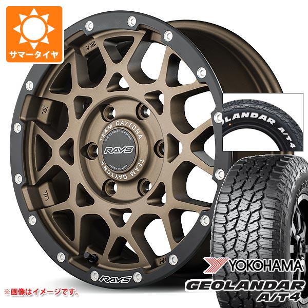 トヨタ ハイエース 200系用 2026年製 サマータイヤ ヨコハマ ジオランダー A/T4 G018 215/65R16C 109/107S ホワイトレター レイズ デイトナ M8 xB エディション 6.5-16 タイヤホイール4本セット