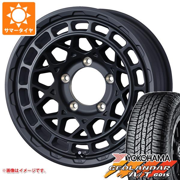 ジムニーシエラ JB74W用 サマータイヤ ヨコハマ ジオランダー A/T G015 LT225/75R16 115/112R アウトラインホワイトレター マッドヴァンスX タイプM 6.0-16 タイヤホイール4本セット 87,120円