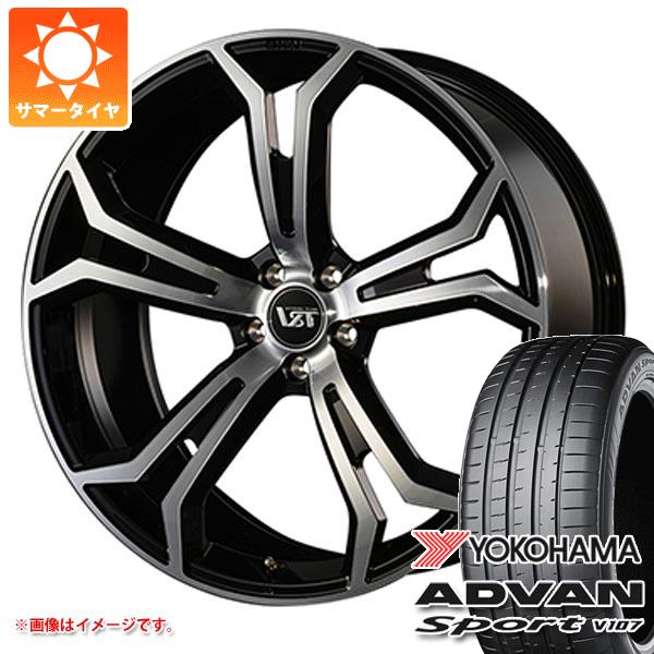 ボルボ XC60 UB/UD系用 サマータイヤ ヨコハマ アドバンスポーツV107 255/45ZR20 (105Y) XL VST タイプPLS フォージド タイヤホイール4本セット