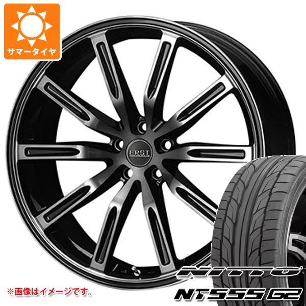 ボルボ V60 ZB系用 サマータイヤ ニットー NT555 G2 245/35R20 95Y XL エアスト S10-R タイヤホイール4本セット