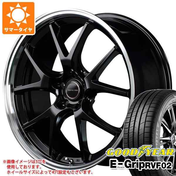 サマータイヤ 165/55R15 75V グッドイヤー エフィシエントグリップ RVF02 ヴァーテックワン エグゼ5 4.5-15 タイヤホイール4本セットの通販は