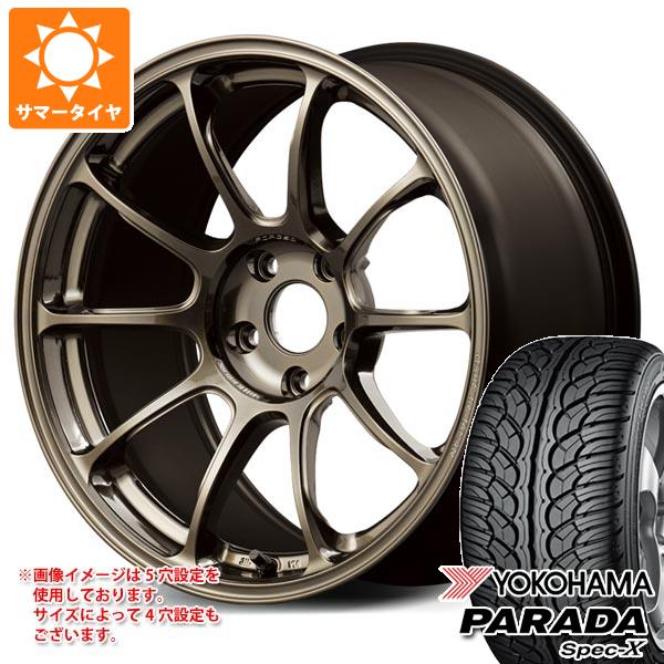 サマータイヤ 235/60R18 103V ヨコハマ パラダ スペック-X PA02 レイズ ボルクレーシング ZE40 8.0-18 タイヤホイール4本セット