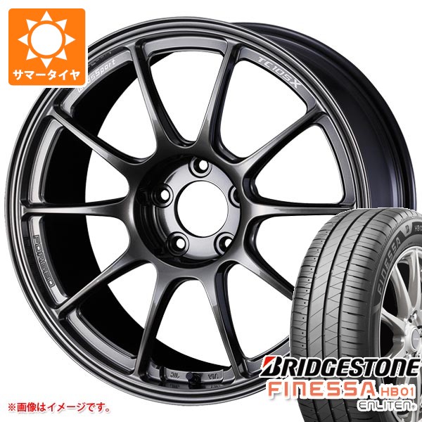 サマータイヤ 235/40R18 95W XL ブリヂストン フィネッサ HB01 ウェッズスポーツ TC105X フォージド 8.5-18 タイヤホイール4本セット