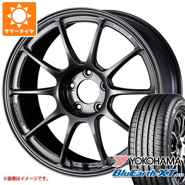 サマータイヤ 225/50R18 95V ヨコハマ ブルーアースXT AE61 ウェッズスポーツ TC105X フォージド 8.5-18 タイヤホイール4本セット