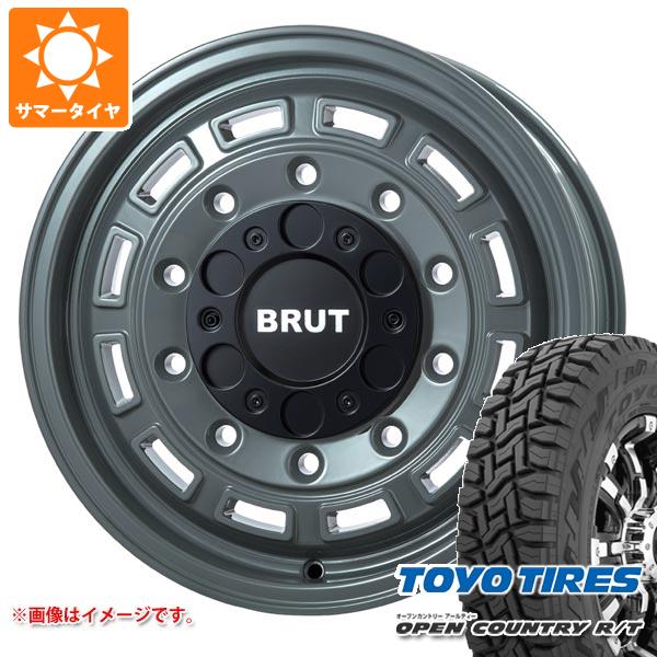 ハイエース 200系用 2026年製 サマータイヤ トーヨー オープンカントリー R/T 215/70R16 100Q ブラックレター ブルート BR-70 6.5-16 タイヤホイール4本セット 102,700円