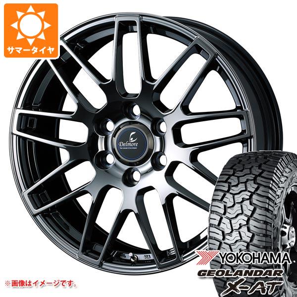 ランドクルーザー250用 サマータイヤ ヨコハマ ジオランダー X-AT G016 265/60R20 112H ブラックレター デルモア LC.S 8.0-20 タイヤホイール4本セット 185,450円