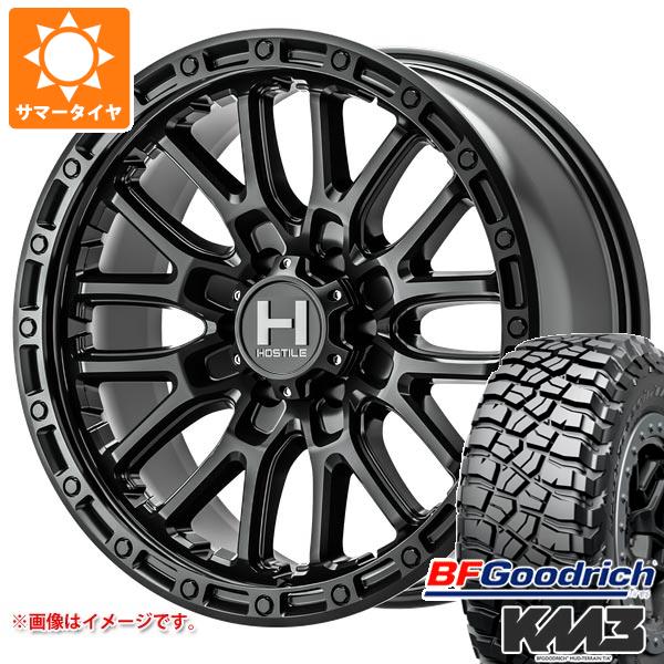 トライトン LC2T用 サマータイヤ BFグッドリッチ マッドテレーンT/A KM3 LT265/65R17 120/117Q ホスタイル H135 リッジクレスト 8.0-17 タイヤホイール4本セット 190,150円