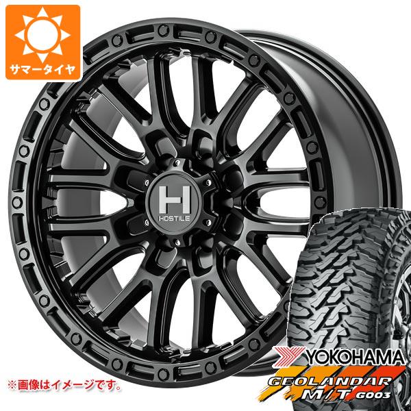 FJクルーザー 10系用 2026年製 サマータイヤ ヨコハマ ジオランダー M/T G003 LT285/70R17 121/118Q ホスタイル H135 リッジクレスト 8.0-17 タイヤホイール4本セット
