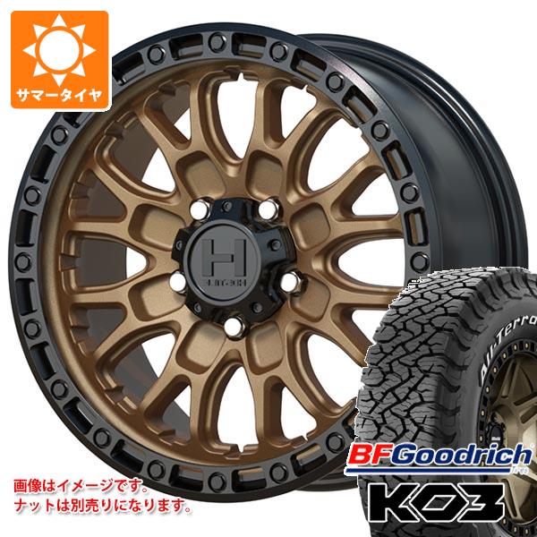 エクリプスクロス GK系用 サマータイヤ BFグッドリッチ オールテレーンT/A KO3 LT225/65R17 107/103S ブラックレター ホスタイル H135 リッジクレスト 8.0-17 タイヤホイール4本セットの通販は
