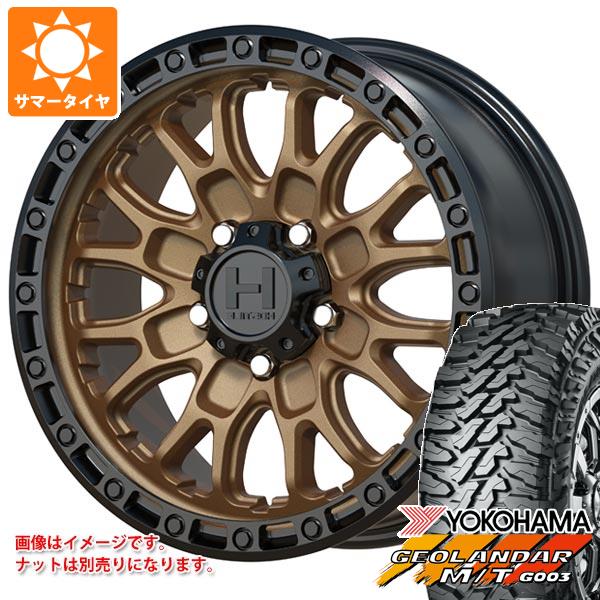 ジープ ラングラー JK/JL系用 サマータイヤ ヨコハマ ジオランダー M/T G003 LT285/75R17 121/118Q ホスタイル H135 リッジクレスト タイヤホイール4本セットの通販はサマータイヤ・ホイールセット