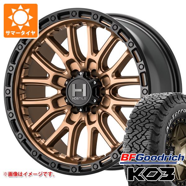 ランドクルーザー プラド 150系用 2026年製 サマータイヤ BFグッドリッチ オールテレーンT/A KO3 LT285/70R17 121/118S ホワイトレター ホスタイル H135 リッジクレスト 8.0-17 タイヤホイール4本セット