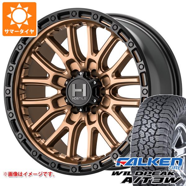 サマータイヤ 265/65R17 116S XL ファルケン ワイルドピーク A/T3W ホスタイル H135 リッジクレスト 8.0-17 タイヤホイール4本セット