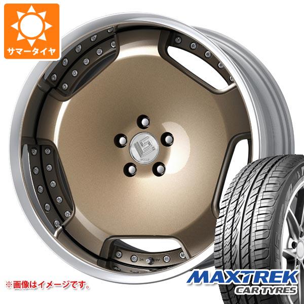 トヨタ ランドクルーザー300用 サマータイヤ マックストレック フォルティス T5 285/45R22 114V XL ワーク LS アダマス 10.0-22 タイヤホイール4本セットの通販は