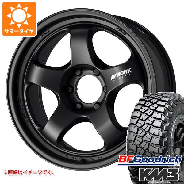 サマータイヤ 285/65R18 125/122Q BFグッドリッチ マッドテレーンT/A KM3 ワーク マイスター S1 ワンピース SUV 8.0-18 タイヤホイール4本セット