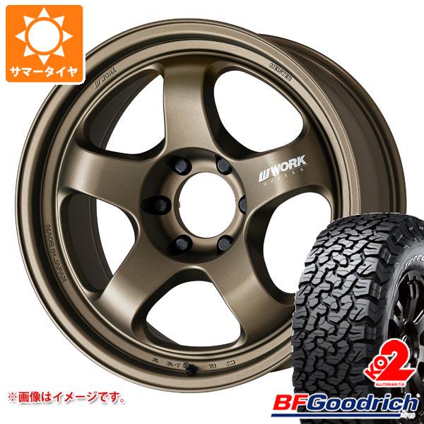 トヨタ ランドクルーザー プラド 150系用 サマータイヤ BFグッドリッチ オールテレーンT/A KO2 LT275/55R20 115/112S ブラックレター ワーク マイスター S1 ワンピース SUV 9.0-20 タイヤホイール4本セットの通販は