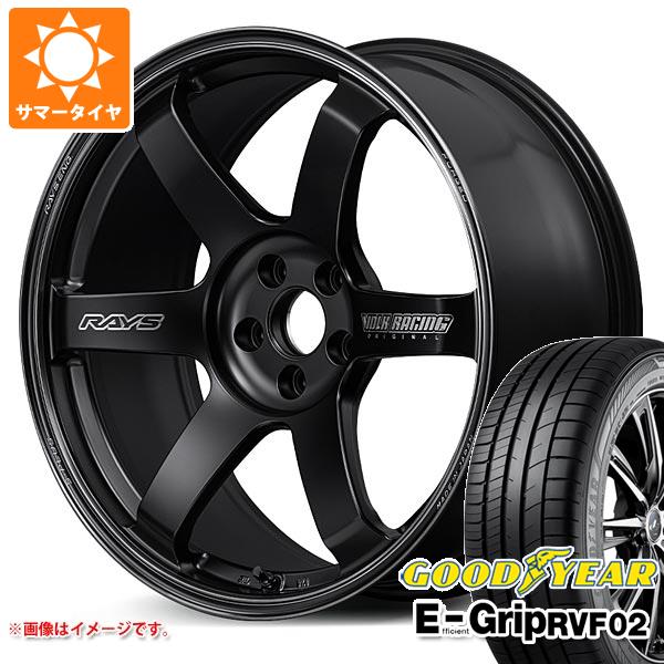サマータイヤ 245/45R20 103W XL グッドイヤー エフィシエントグリップ RVF02 レイズ ボルクレーシング TE37 サーガ Sプラス ブラックシャドー 8.5-20 タイヤホイール4本セット