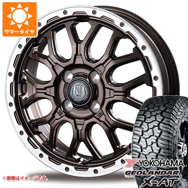 ハスラー用 サマータイヤ ヨコハマ ジオランダー X-AT G016 LT165/65R14 81/78Q ブラックレター G016A インターミラノ マッドバーン XR-800M 4.5-14 タイヤホイール4本セットの通販は