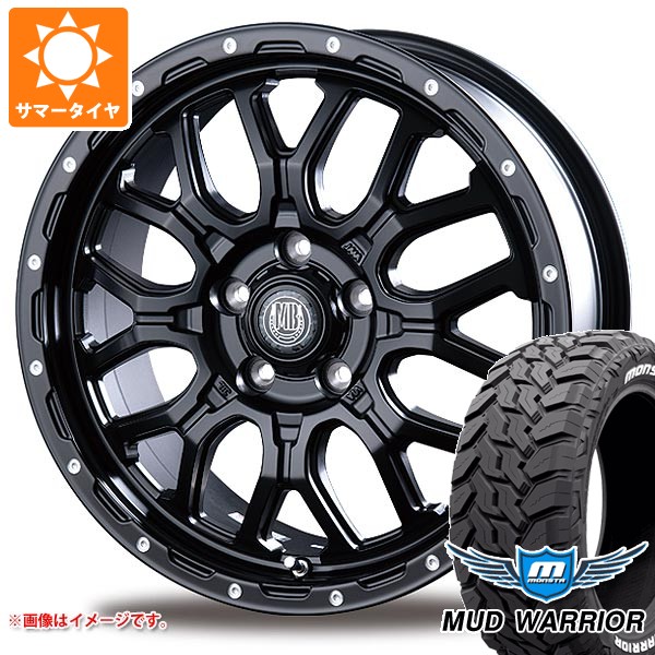 ニッサン T32エクストレイル用 サマータイヤ モンスタ マッドウォーリアー LT235/70R16 104/101Q ホワイトレター インターミラノ マッドバーン XR-800M 6.5-16 タイヤホイール4本セット