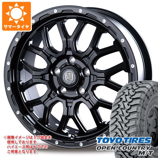トヨタ ハイラックスサーフ215系用 サマータイヤ トーヨー オープンカントリー M/T LT265/65R17 120/117P ブラックレター インターミラノ マッドバーン XR-800M 7.5-17 タイヤホイール4本セット
