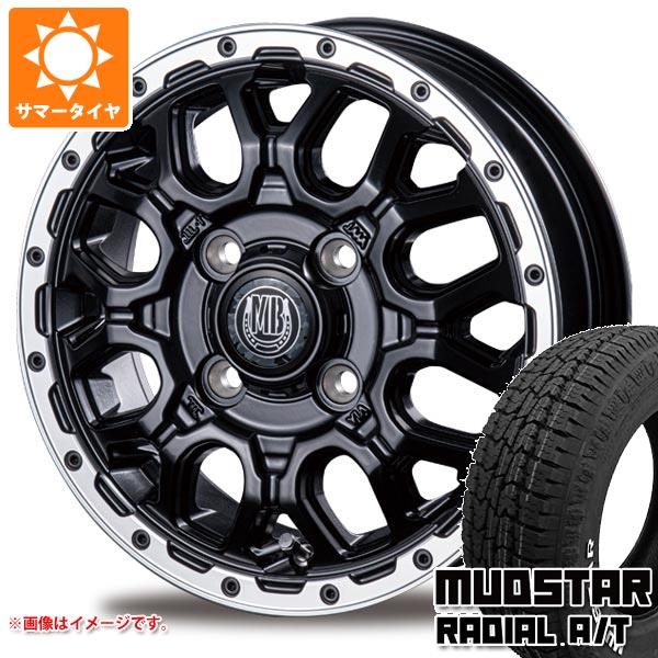 キャリイ DA16T用 炎節タイア マッドスター ラジアル A/T 145/80R12 80/78N LT 白いこと水茎の跡 インターミラノ マッドバーン XR-800M 4.0-12 タイア銀輪4本仕かける
