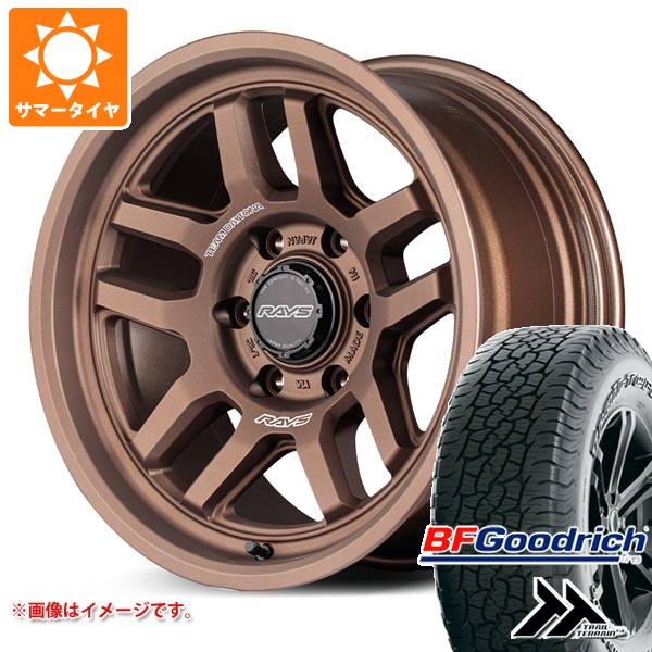 トヨタ ランドクルーザー プラド 150系用 サマータイヤ BFグッドリッチ トレールテレーンT/A 265/65R17 112T アウトラインホワイトレター レイズ デイトナ D325 8.0-17 タイヤホイール4本セットの通販は 306,500円