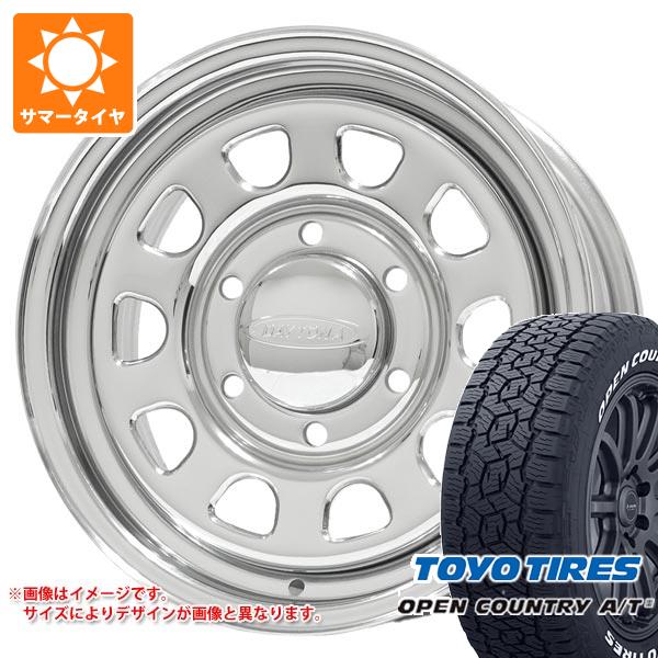 ニッサン NV350キャラバン E26用 サマータイヤ トーヨー オープンカントリー A/T3 215/65R16C 109/107R ホワイトレター デイトナズ G2 6.5-16 タイヤホイール4本セット