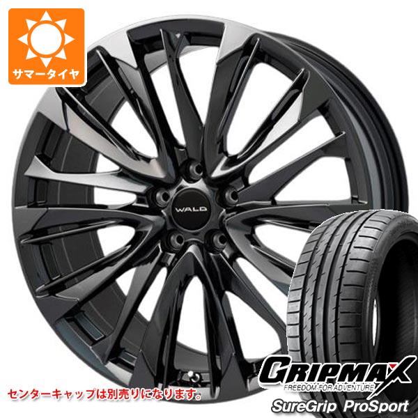 トヨタ 40系アルファード用 サマータイヤ グリップマックス シュアグリップ プロスポーツ 245/40ZR21 100Y XL ヴァルド ジェニュインライン FS001 9.0-21 タイヤホイール4本セット