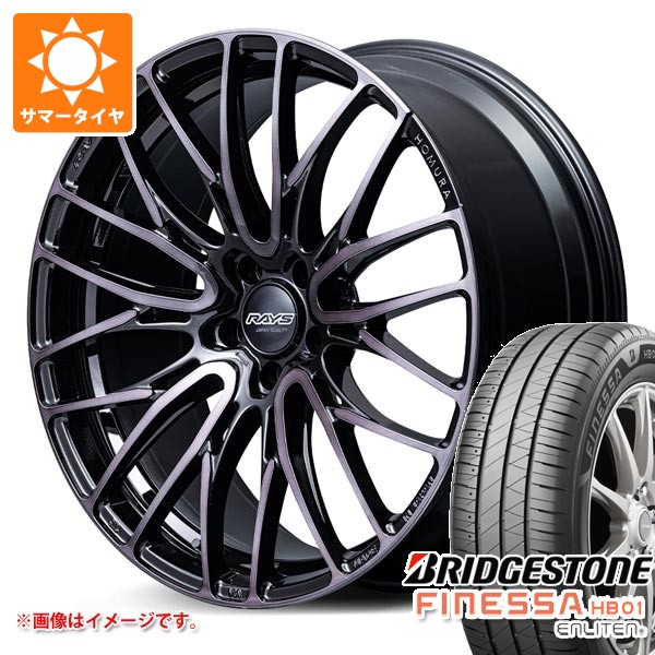 サマータイヤ 235/40R18 95W XL ブリヂストン フィネッサ HB01 レイズ ホムラ 2x10BD ブラッククリアエディション 8.0-18 タイヤホイール4本セット