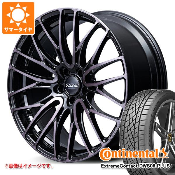 サマータイヤ 225/40R19 93Y XL コンチネンタル エクストリームコンタクト DWS06 プラス レイズ ホムラ 2x10BD ブラッククリアエディション 8.5-19 タイヤホイール4本セット