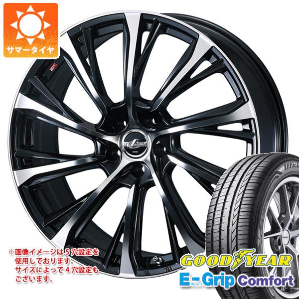 サマータイヤ 225/35R19 88W XL グッドイヤー エフィシエントグリップコンフォート レオニス JG 8.0-19 タイヤホイール4本セット