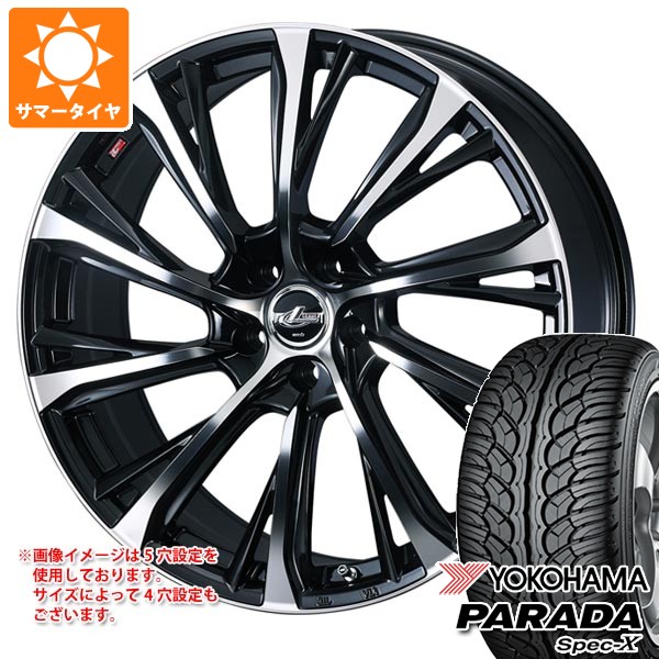 サマータイヤ 235/60R18 103V ヨコハマ パラダ スペック-X PA02 レオニス JG 8.0-18 タイヤホイール4本セット
