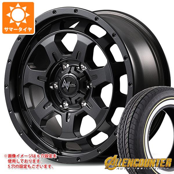 トヨタ ハイエース 200系用 サマータイヤ オーレンカウンター クラシックオーバル 215/65R16C 109/107T ホワイト/イエローリボン ナイトロパワー M7 ファランクス 6.5-16 タイヤホイール4本セット