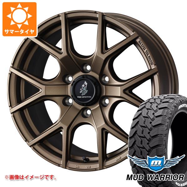 トヨタ ハイラックス 120系用 サマータイヤ モンスタ マッドウォーリアー LT265/60R18 119/116Q ホワイトレター マッドヴァンス SD 8.0-18 タイヤホイール4本セット 116,050円