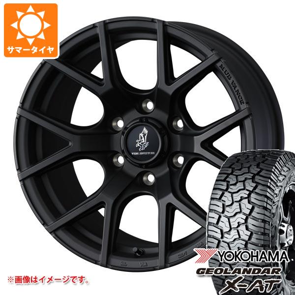 トヨタ ハイラックス 120系用 2025年製 サマータイヤ ヨコハマ ジオランダー X-AT G016 LT265/70R17 121/118Q ブラックレター マッドヴァンス SD 8.0-17 タイヤホイール4本セット