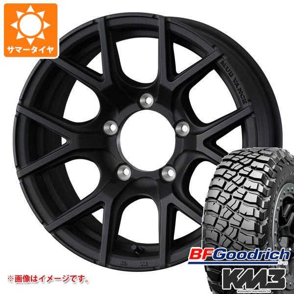 スズキ ジムニーシエラ JB74W用 サマータイヤ BFグッドリッチ マッドテレーンT/A KM3 LT225/75R16 115/112Q マッドヴァンス SD 6.0-16 タイヤホイール4本セット
