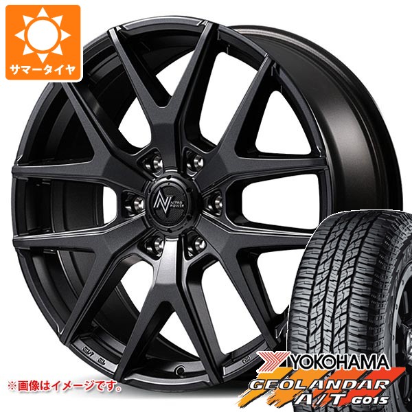 サマータイヤ 285/70R17 117T ヨコハマ ジオランダー A/T G015 アウトラインホワイトレター ナイトロパワー M62 トマホーク 8.0-17 タイヤホイール4本セット