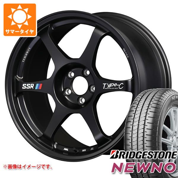 サマータイヤ 215/45R17 91W XL ブリヂストン ニューノ SSR タイプC フォージド 86・GR86・BRZ用 7.5-17 タイヤホイール4本セット