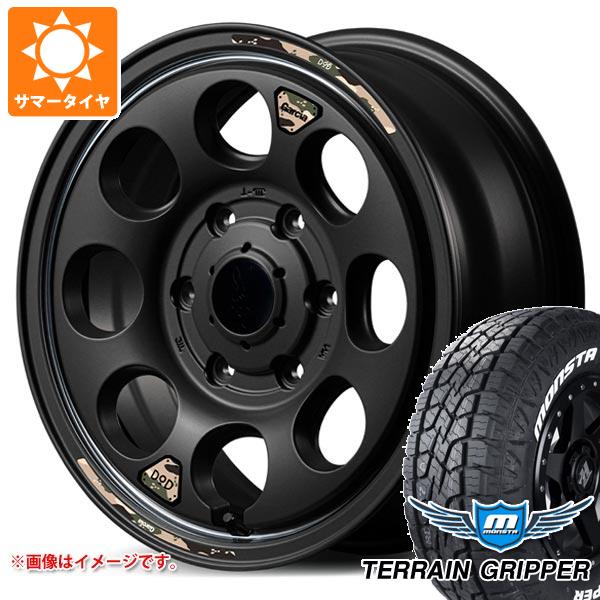 トヨタ ハイエース 200系用 2026年製 サマータイヤ モンスタ テレーングリッパー 215/70R16 107/105Q LT ホワイトレター ウシャリン 6.5-16 タイヤホイール4本セット