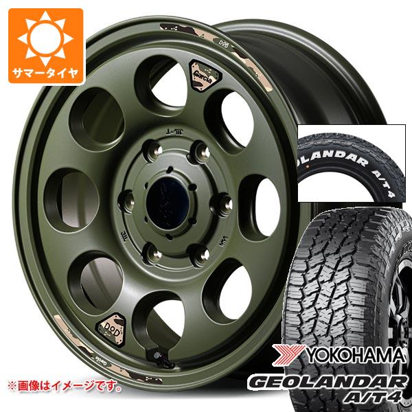トヨタ ハイエース 200系用 2026年製 サマータイヤ ヨコハマ ジオランダー A/T4 G018 215/65R16C 109/107S ホワイトレター ウシャリン 6.5-16 タイヤホイール4本セット 107,690円