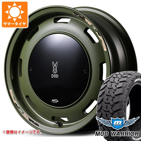 スズキ ジムニーシエラ JB74W用 2026年製 サマータイヤ モンスタ マッドウォーリアー LT215/70R16 107/105Q ホワイトレター ウシャリントバリ 6.0-16 タイヤホイール4本セット 105,600円